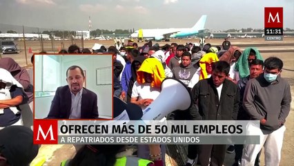 Coordinador del CCE detalla programa de empleos para repatriados de EU