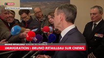 Immigration : Bruno Retailleau s'exprime depuis Calais
