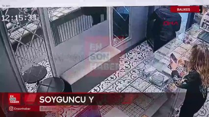 Balıkesir’de yakalanan soyguncu, kuyumcudan eli boş çıkmış