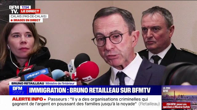 Immigration dans le Pas-de-Calais: Il faut diminuer l'attractivité du modèle britannique , indique Bruno Retailleau