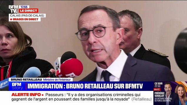 Immigration illégale dans la Manche: C'est une affaire qui concerne l'Europe , affirme Bruno Retailleau