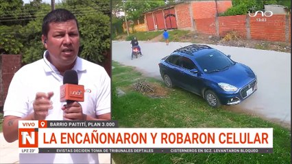 JOVEN ASALTADA POR MOTOCICLISTA