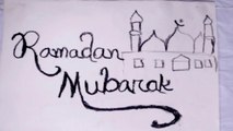 Ramadan mubarak Poster drawing