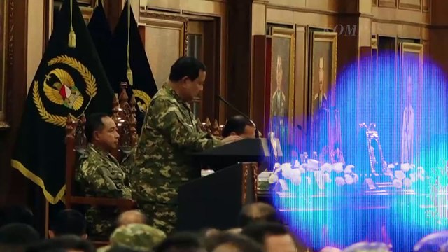 [FULL] Pidato Prabowo saat Jamuan Makan Malam Bareng Kepala Daerah & Taruna di Akmil Magelang