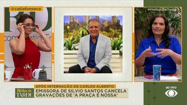 Emissora de Silvio Santos cancela gravações de A praça é nossa | Melhor da Tarde