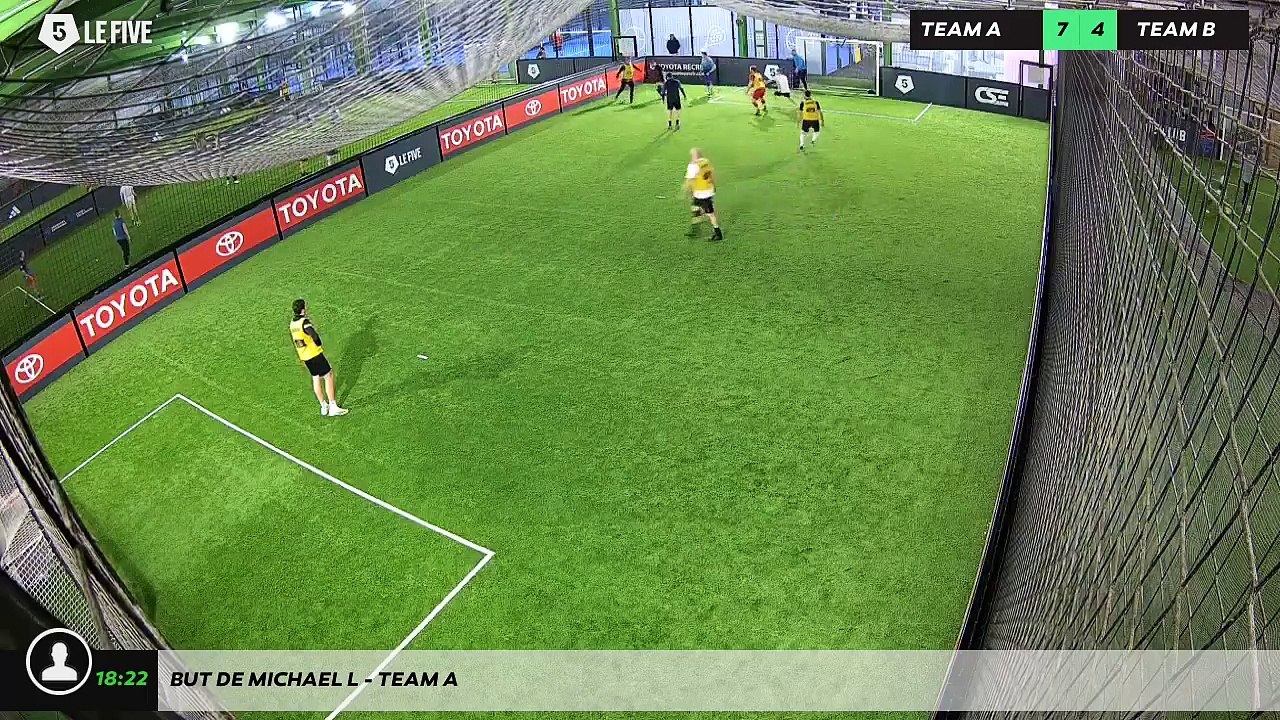 But de Michael L - Team A