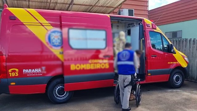 Mulher é agredida no Cascavel Velho e socorrida pelo Siate