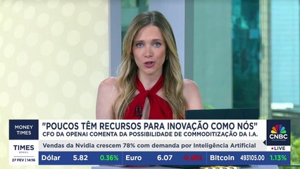 O forte recado da CFO da OpenAI aos concorrentes sobre inovação da IA | CNBC BREAKING