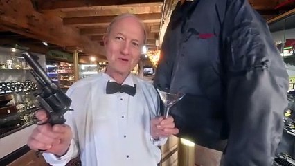 James Bond crew jacket for sale in Bridgnorth Antique Centre.