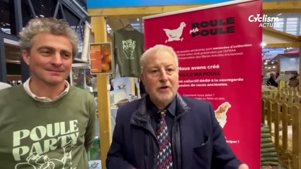 Cyclisme - SIA 2025 - François Belay, le speaker du Tour avec "Roule Ma Poule" au Salon de l'Agriculture