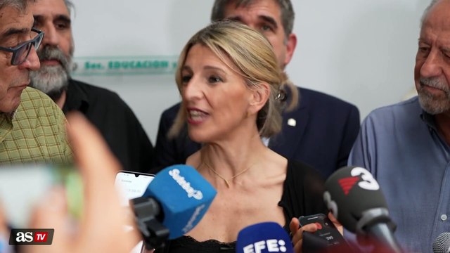 Yolanda Díaz respalda a Sánchez en la réplica a Trump ante la imposición de aranceles a la UE