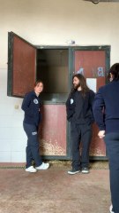 Horse Surprises Man with Unexpected Reaction During Photo Moment