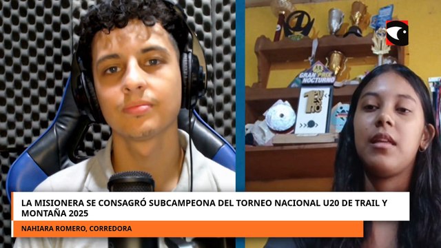 La misionera se consagró subcampeona del Torneo Nacional U20 de Trail y Montaña 2025