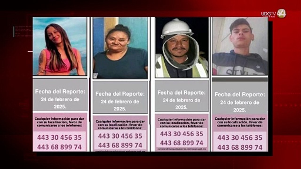 Sin ser ubicados se encuentra los cuatro  miembros de la familia González Medrano de Tequila