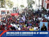 Min. Eduardo Piñate conmemora los 26 años de la lucha revolucionaria antiimperialista del 27F