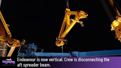 Time-Lapse Of Space Shuttle Endeavour Stacked