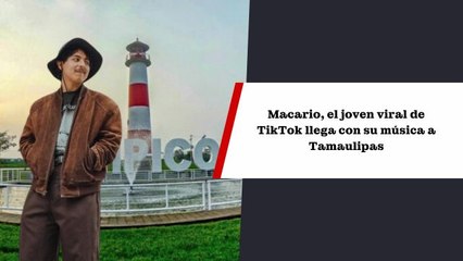 Macario Martínez llega con su música a Tamaulipas