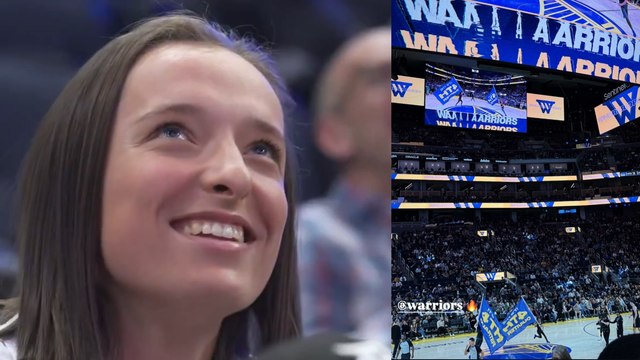 Tennis - WTA 2025 - Iga Swiatek a reçu un accueil chaleureux au Chase Center