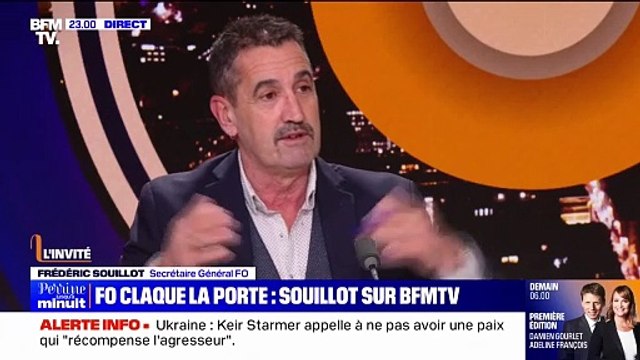 Conclave sur les retraites: Cette réforme, on n'en veut pas , indique Frédéric Souillot, secrétaire général FO