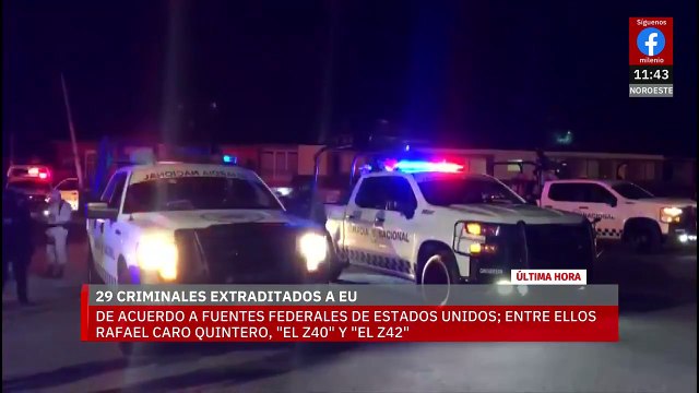 FGR confirma extradición de 29 narcotraficantes a Estados Unidos