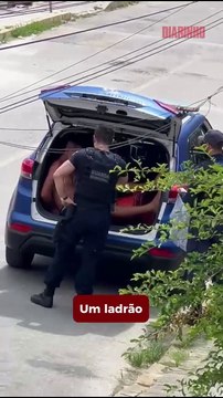 Ladrão é preso após invadir duas casas e fugir com produtos furtados