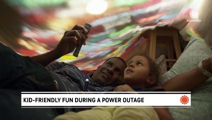 How to keep kids entertained during a power outage