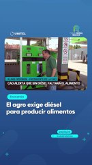 El agro exige diésel para producir alimentos