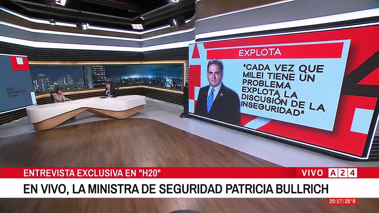 🔴PATRICIA BULLRICH EN A24 ENTREVISTA COMPLETA CON PABLO ROSSI: "KICILLOF DEBE DAR EXPLICACIONES"