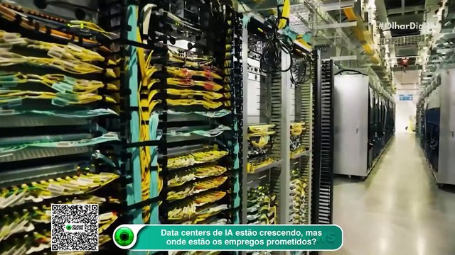 Data centers de IA estão crescendo, mas onde estão os empregos prometidos