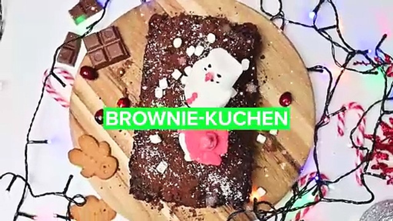 Weihnachtsleckereien: brownie-kuchen