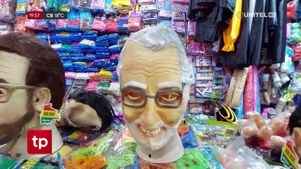 Rostros de políticos, la novedad en máscaras para el Carnaval 2025