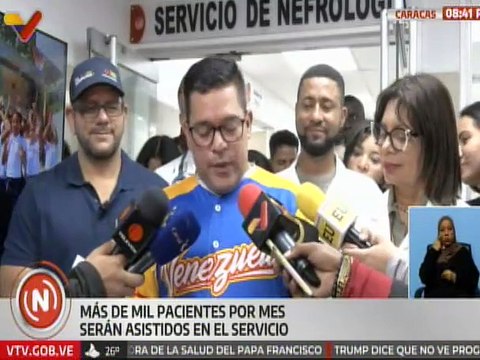 Gobierno Nacional rehabilita Sala de Nefrología en el Hospital Vargas de Caracas