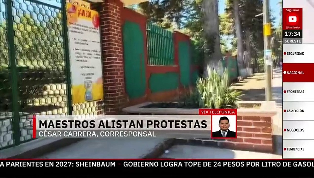 Maestros de la CNTE en Michoacán alistan paros laborales
