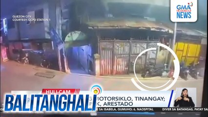Nakaparadang motorsiklo, tinangay; isa sa 4 na suspek, arestado | Balitanghali