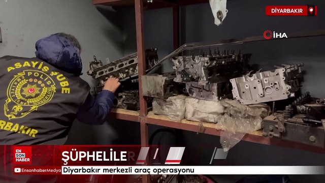 Diyarbakır merkezli araç operasyonu: Şüphelilerin mal varlığına el kondu