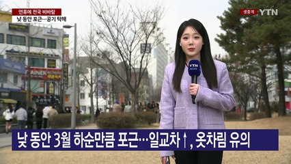 [날씨] 오늘도 포근하지만, 공기 탁해...연휴엔 전국 비바람 / YTN