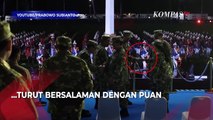 Momen Jokowi Salaman dengan Puan di Parade Senja Retret Kepala Daerah