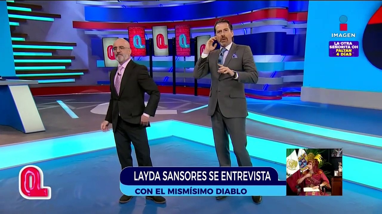 ¡Layda Sansores se entrevista con el mismo diablo!