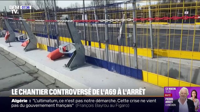 Autoroute A69: le chantier à l'arrêt