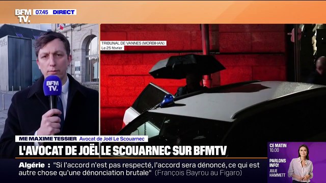 Dans la grande majorité des cas, les faits sont d'ores et déjà assumés par Joël Le Scouarnec , assure l'avocat de l'ex-chirurgien