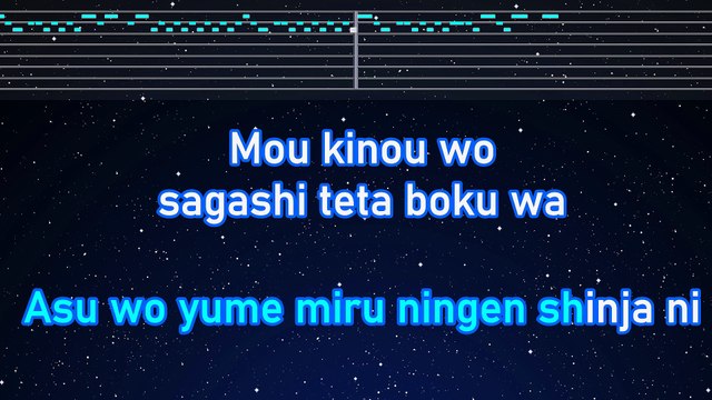 Karaoke♬ Yuushinron - RADWIMPS 【No Guide Melody】 Instrumental, Lyric Romanized