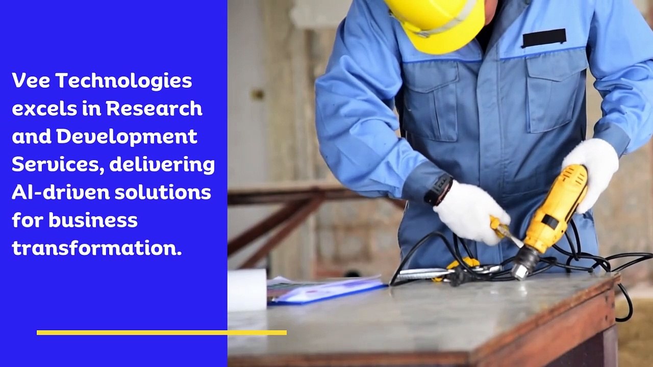 Research and development services-Vee Technologies