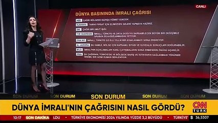 'İmralı Çağrısı' dünya basınında nasıl yankılandı?