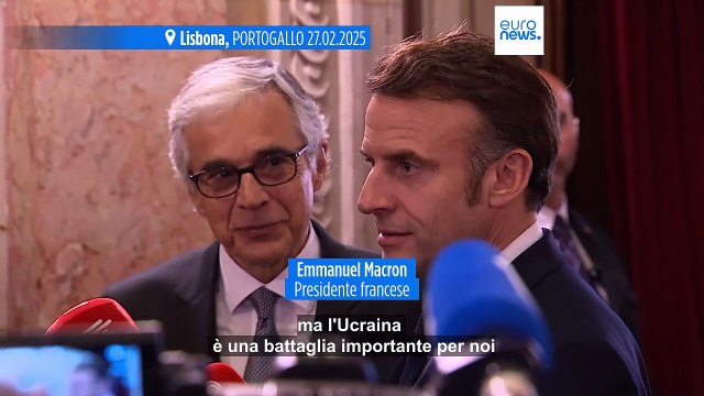 Emmanuel Macron in Portogallo: l'Ucraina è una lotta esistenziale per l'Europa