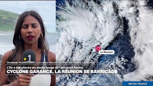 Cyclone : La Réunion est placée en alerte violette, le plus haut niveau, depuis 6 heures ce matin en raison de l’arrivée imminente du cyclone Garance