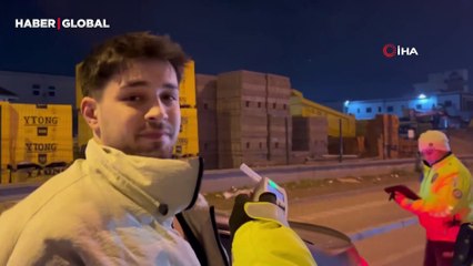 Alkolmetreyi üflememek için ağlama taklidi bile yaptı, ne yapsa fayda etmedi