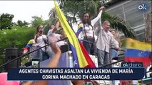 Agentes chavistas asaltan la vivienda de María Corina Machado en Caracas