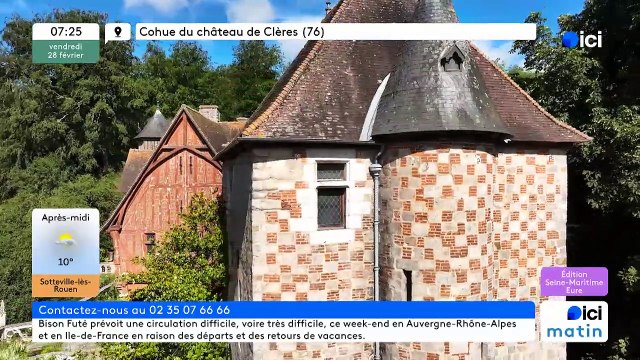 28/02/2025 - ici matin par ici Normandie (Seine-Maritime - Eure) en vidéo