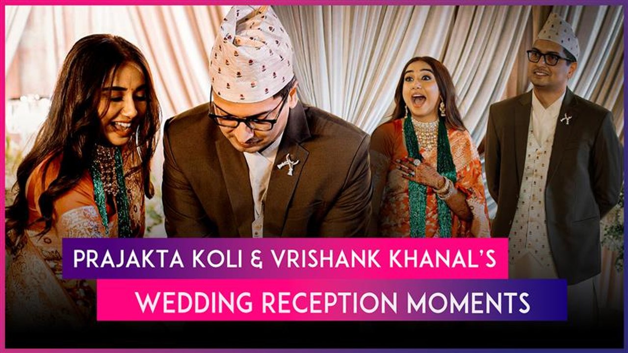 Prajakta Koli And Vrishank Khanal’s Wedding Reception Photos Are All About Love And Tradition!