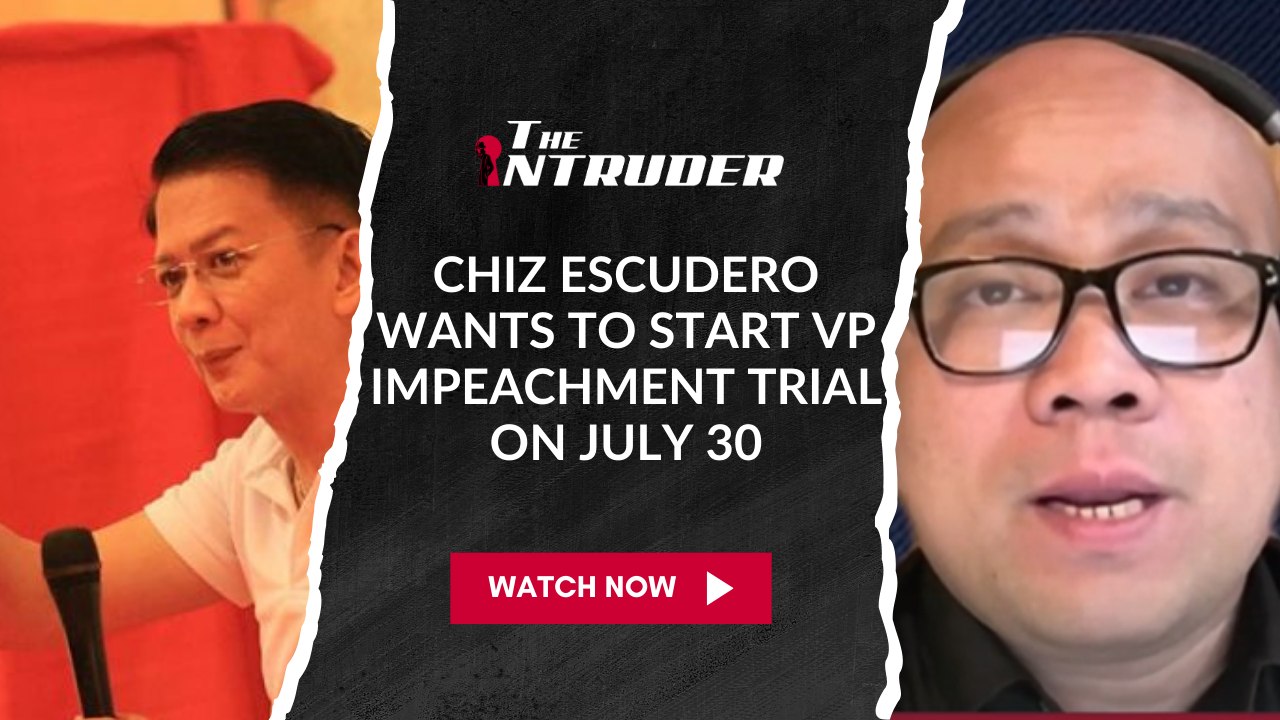 Chiz Escudero wants to start VP Impeachment Trial on July 30